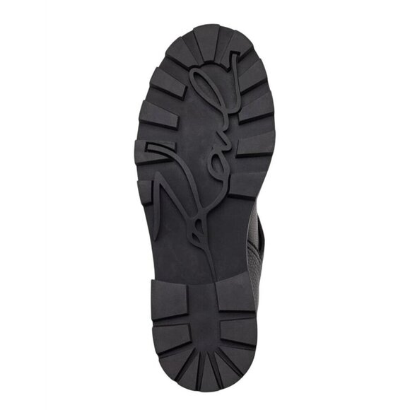 KARL LAGERFELD / Marceau / Black / Lug-Sole / Combat Boot / With Crystal Detail - Picture 6 of 9